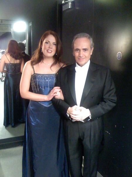 Jose Carreras and Anna Leese